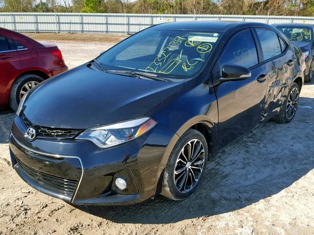 5YFBURHEXGP415280 - 2016 TOYOTA COROLLA L BLACK photo 2