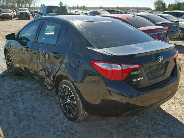 5YFBURHEXGP415280 - 2016 TOYOTA COROLLA L BLACK photo 3