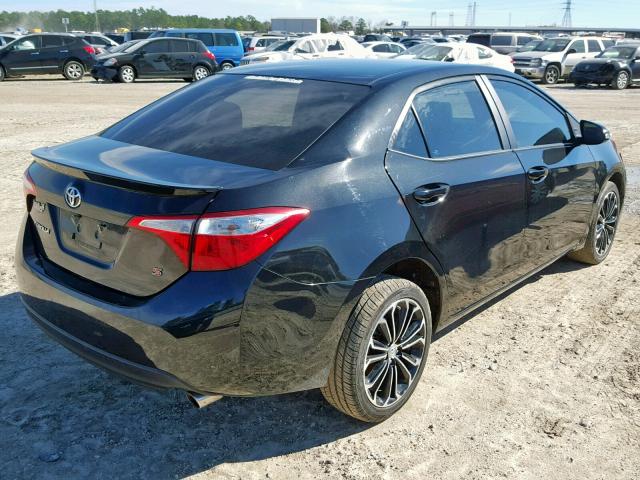 5YFBURHEXGP415280 - 2016 TOYOTA COROLLA L BLACK photo 4