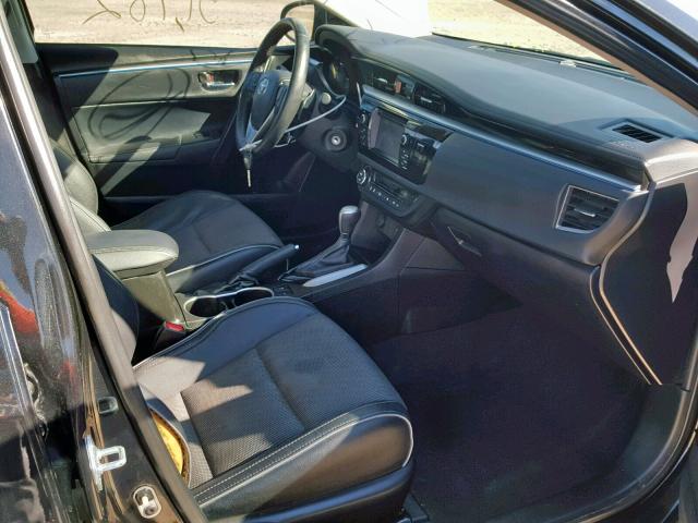 5YFBURHEXGP415280 - 2016 TOYOTA COROLLA L BLACK photo 5