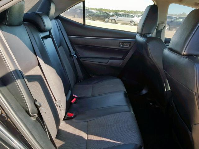 5YFBURHEXGP415280 - 2016 TOYOTA COROLLA L BLACK photo 6