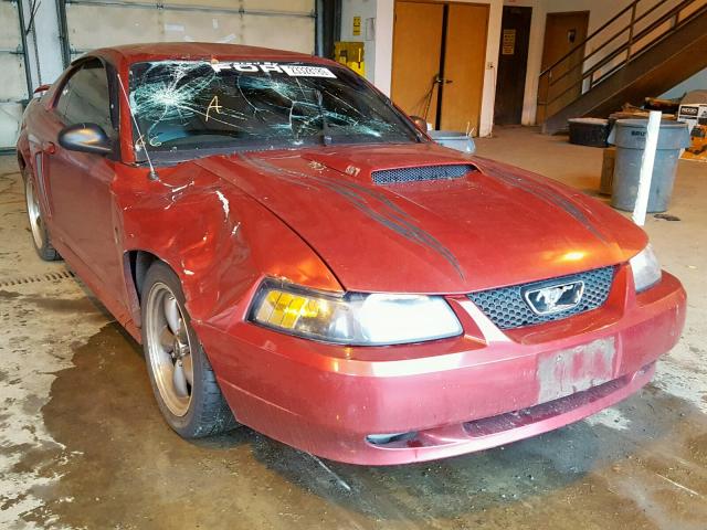 1FAFP42X44F107035 - 2004 FORD MUSTANG GT BURGUNDY photo 1