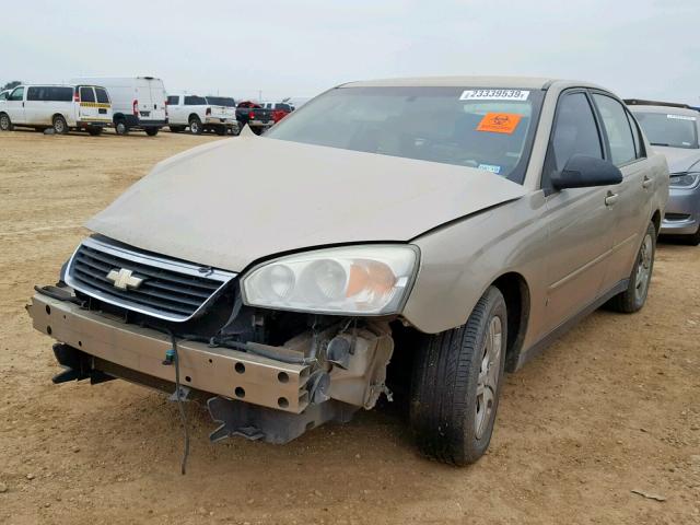 1G1ZS57NX7F214087 - 2007 CHEVROLET MALIBU LS თაფლისფერი ფოტო 2