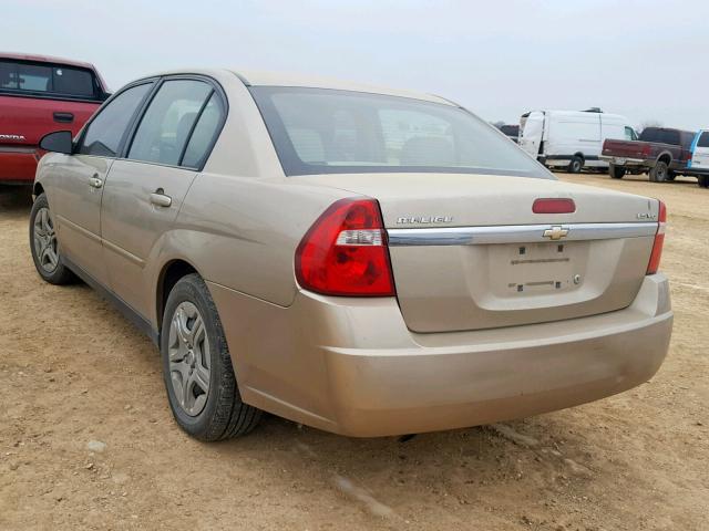 1G1ZS57NX7F214087 - 2007 CHEVROLET MALIBU LS თაფლისფერი ფოტო 3