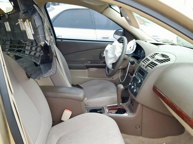 1G1ZS57NX7F214087 - 2007 CHEVROLET MALIBU LS თაფლისფერი ფოტო 5