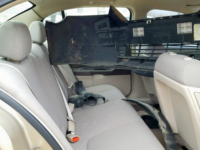 1G1ZS57NX7F214087 - 2007 CHEVROLET MALIBU LS თაფლისფერი ფოტო 6