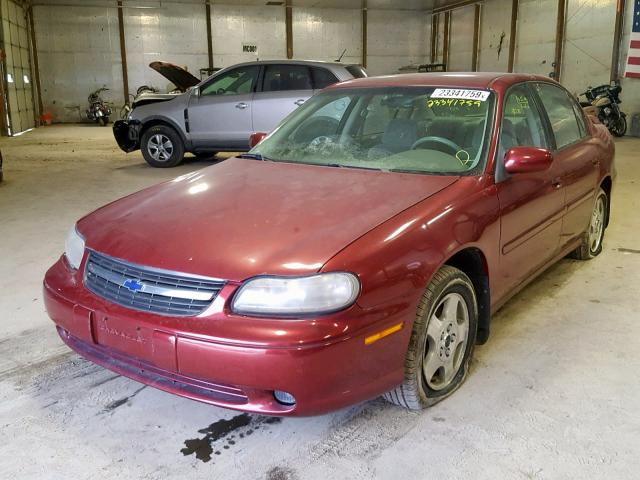 1G1NE52J82M597090 - 2002 CHEVROLET MALIBU LS 栗色 照片 2