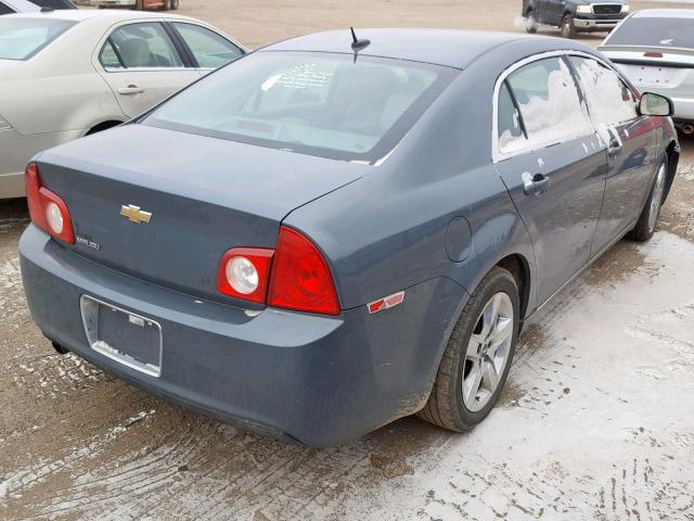 1G1ZH57B994165306 - 2009 CHEVROLET MALIBU 1LT GRAY photo 4