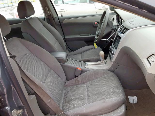 1G1ZH57B994165306 - 2009 CHEVROLET MALIBU 1LT GRAY photo 5