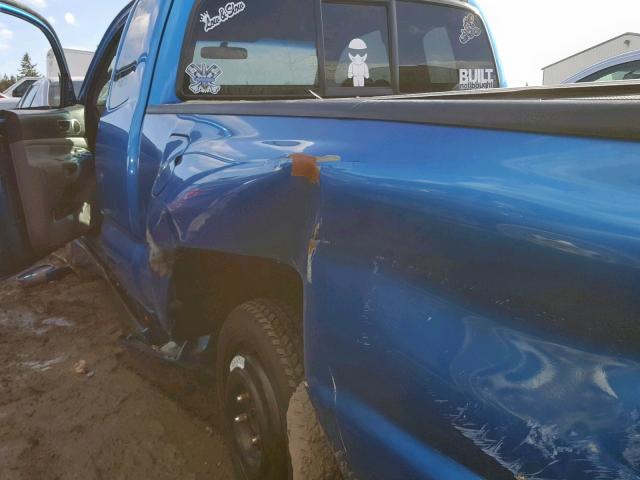 5TETU22N16Z157924 - 2006 TOYOTA TACOMA X-R BLUE photo 9