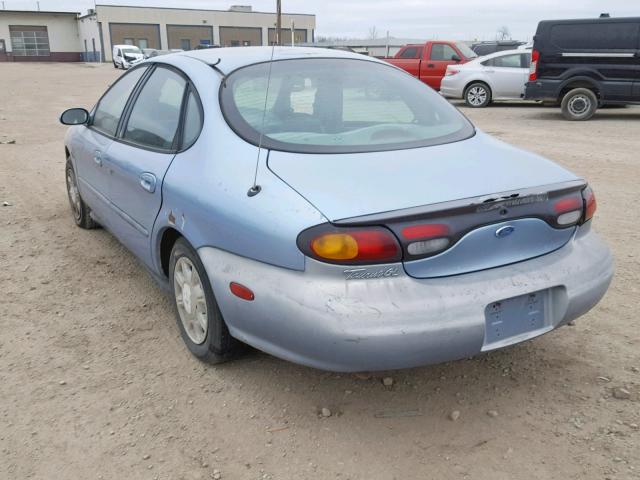 1FALP5220VG285047 - 1997 FORD TAURUS GL BLUE photo 3