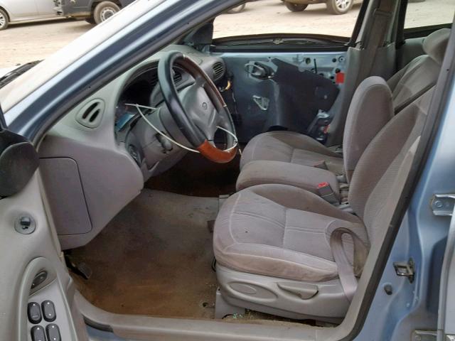 1FALP5220VG285047 - 1997 FORD TAURUS GL BLUE photo 5