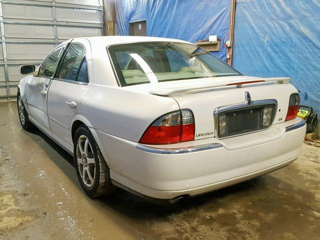 1LNHM86S03Y691188 - 2003 LINCOLN LS أبيض صورة 3