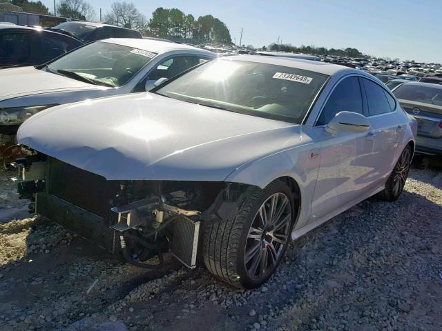 WAU2GAFCXDN145287 - 2013 AUDI A7 PRESTIG WHITE photo 2