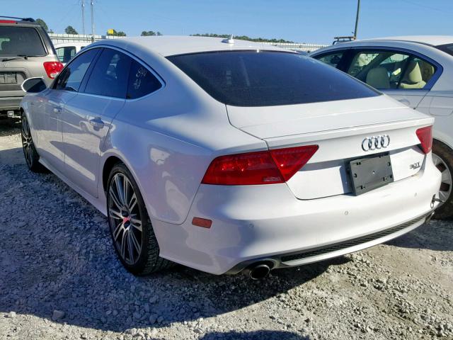 WAU2GAFCXDN145287 - 2013 AUDI A7 PRESTIG WHITE photo 3