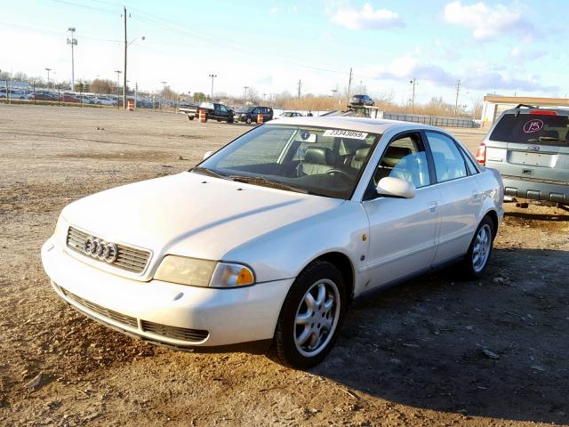 WAUED68D8WA001708 - 1998 AUDI A4 2.8 QUA WHITE photo 2