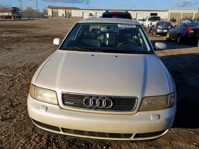 WAUED68D8WA001708 - 1998 AUDI A4 2.8 QUA WHITE photo 9