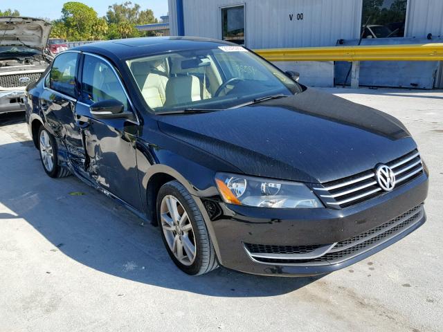 1VWBH7A32DC078431 - 2013 VOLKSWAGEN PASSAT SE BLACK photo 1