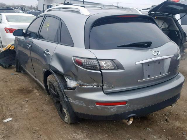 JNRAS08W36X208073 - 2006 INFINITI FX35 GRAY photo 3