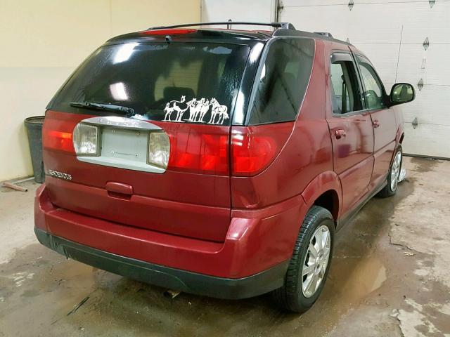 3G5DB03L16S641913 - 2006 BUICK RENDEZVOUS BURGUNDY photo 4