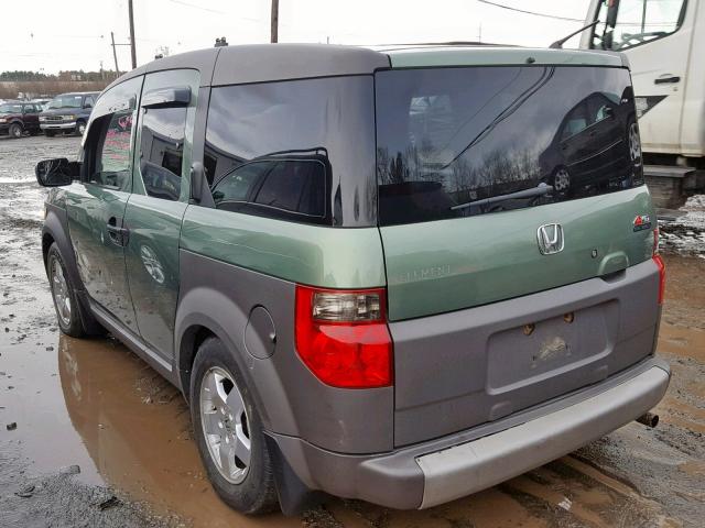 5J6YH28533L034910 - 2003 HONDA ELEMENT EX GREEN photo 3