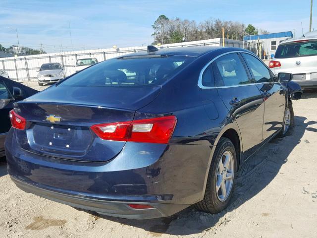 1G1ZB5ST5JF144088 - 2018 CHEVROLET MALIBU LS BLUE photo 4