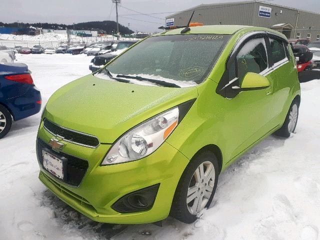 KL8CB6S94DC504232 - 2013 CHEVROLET SPARK LS GREEN photo 2