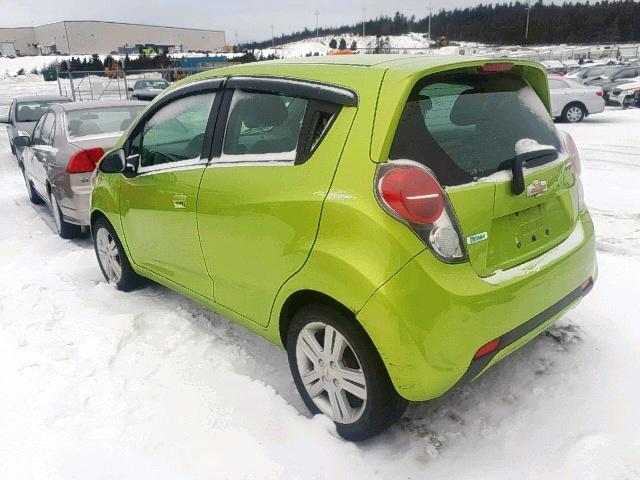 KL8CB6S94DC504232 - 2013 CHEVROLET SPARK LS GREEN photo 3