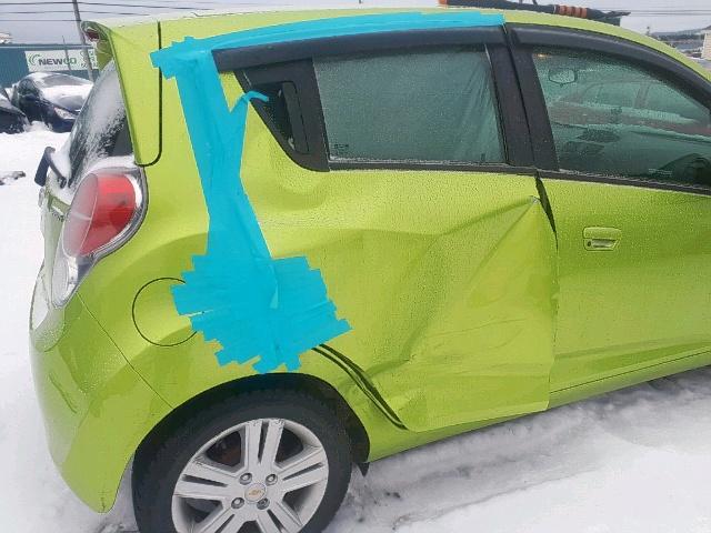 KL8CB6S94DC504232 - 2013 CHEVROLET SPARK LS GREEN photo 9