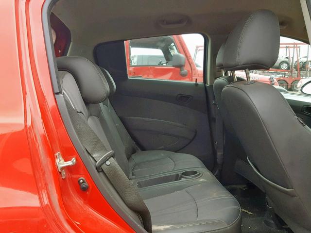 KL8CA6S93EC440320 - 2014 CHEVROLET SPARK LS RED photo 6