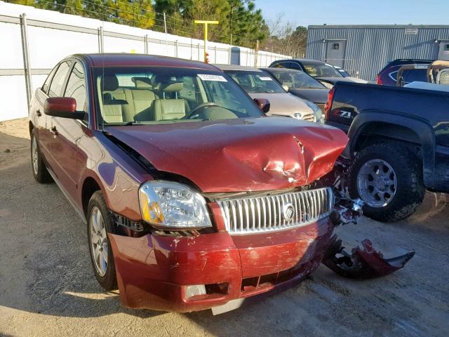 1MEFM41165G606218 - 2005 MERCURY MONTEGO LU MAROON photo 1