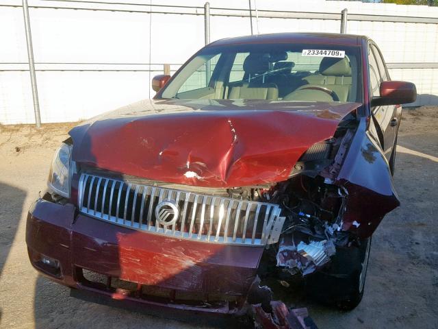 1MEFM41165G606218 - 2005 MERCURY MONTEGO LU MAROON photo 9