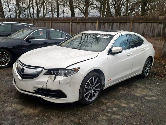 19UUB3F56HA002827 - 2017 ACURA TLX TECH WHITE photo 2