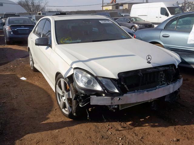 WDDHF8HB6AA254089 - 2010 MERCEDES-BENZ E 350 4MAT WHITE photo 1