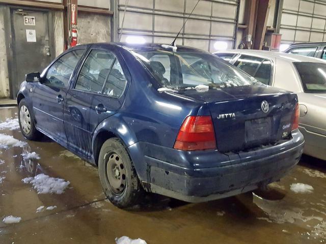 3VWRK69M53M145642 - 2003 VOLKSWAGEN JETTA GL BLUE photo 3