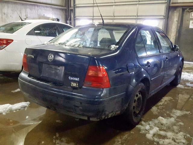 3VWRK69M53M145642 - 2003 VOLKSWAGEN JETTA GL BLUE photo 4