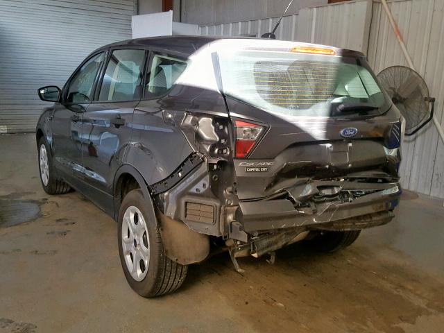 1FMCU0F77HUA78619 - 2017 FORD ESCAPE S GRAY photo 3