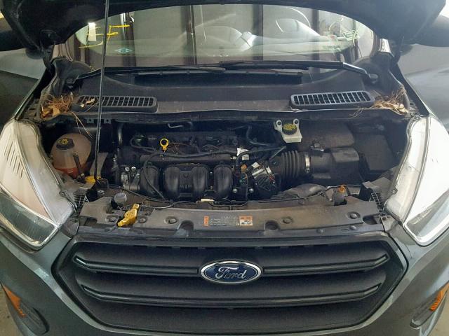 1FMCU0F77HUA78619 - 2017 FORD ESCAPE S GRAY photo 7