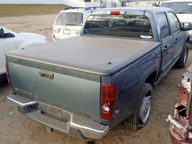 1GCDT136468210142 - 2006 CHEVROLET COLORADO BLUE photo 4