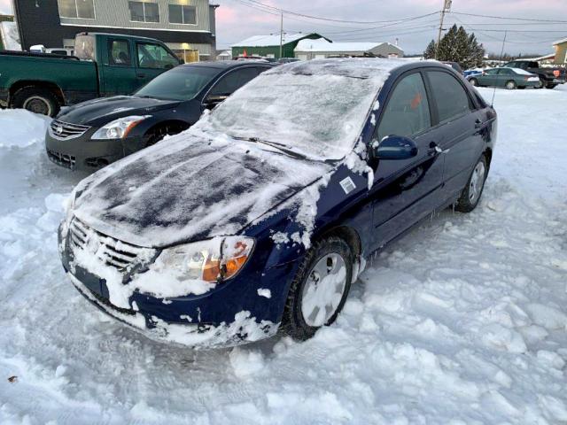 KNAFE121285515987 - 2008 KIA SPECTRA EX BLUE photo 2