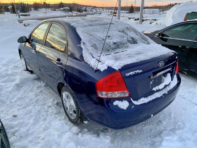 KNAFE121285515987 - 2008 KIA SPECTRA EX BLUE photo 3