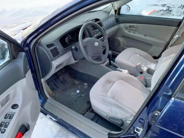 KNAFE121285515987 - 2008 KIA SPECTRA EX BLUE photo 5