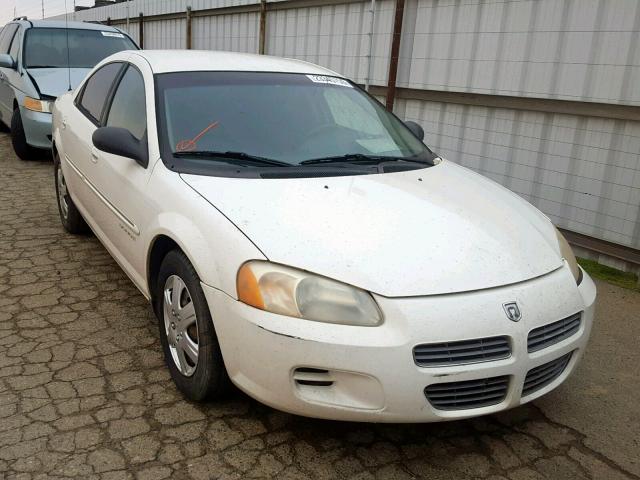 1B3EJ46XX1N575825 - 2001 DODGE STRATUS SE WHITE photo 1