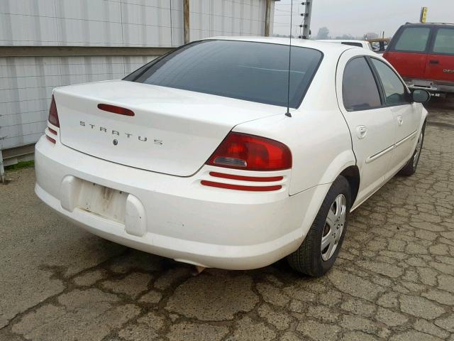 1B3EJ46XX1N575825 - 2001 DODGE STRATUS SE WHITE photo 4