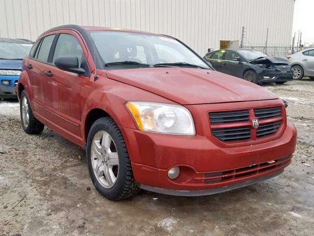 1B3HB48B87D352936 - 2007 DODGE CALIBER SX RED photo 1