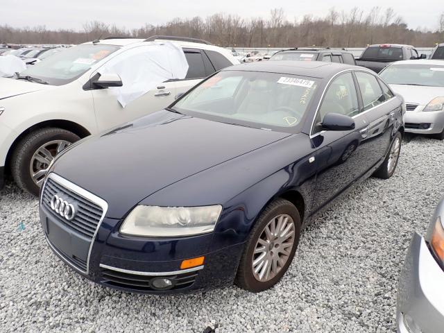 WAUDG74F16N032730 - 2006 AUDI A6 3.2 QUA BLUE photo 2