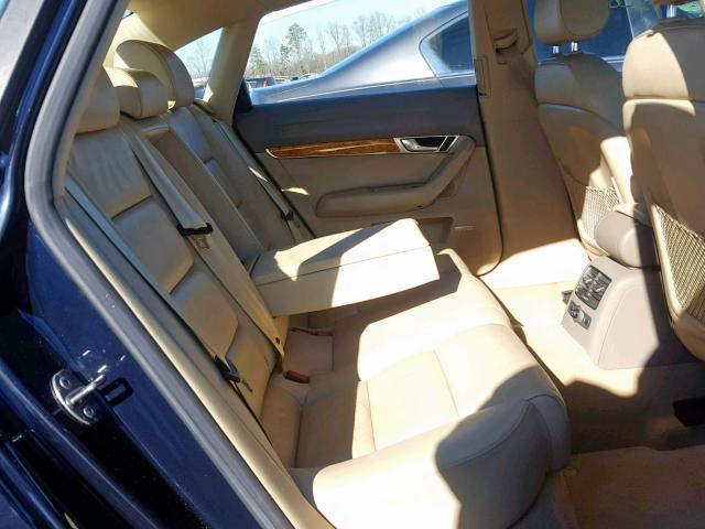 WAUDG74F16N032730 - 2006 AUDI A6 3.2 QUA BLUE photo 6