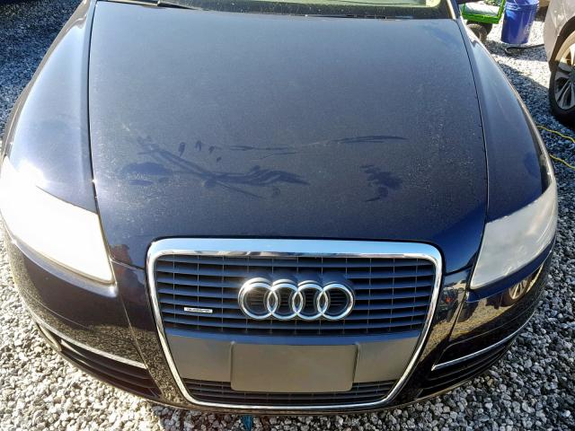 WAUDG74F16N032730 - 2006 AUDI A6 3.2 QUA BLUE photo 7