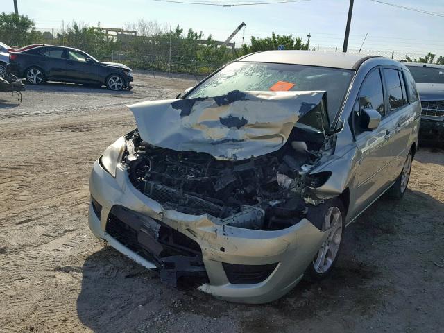 JM1CR293580312709 - 2008 MAZDA 5 GRAY photo 2