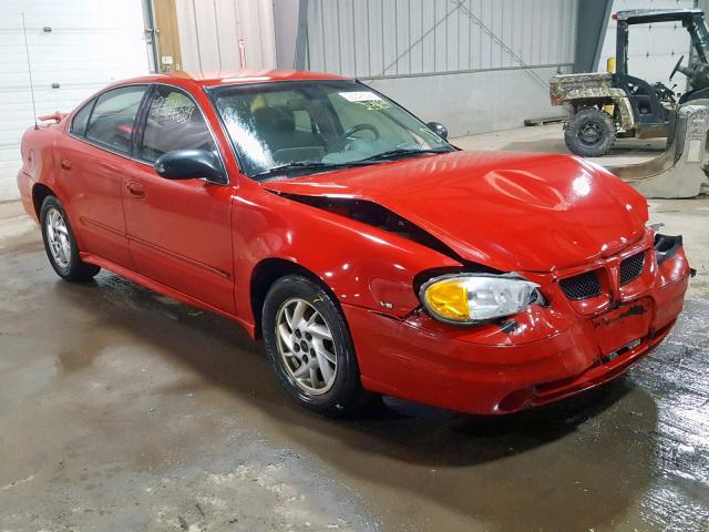 1G2NF52E03C268810 - 2003 PONTIAC GRAND AM S RED photo 1